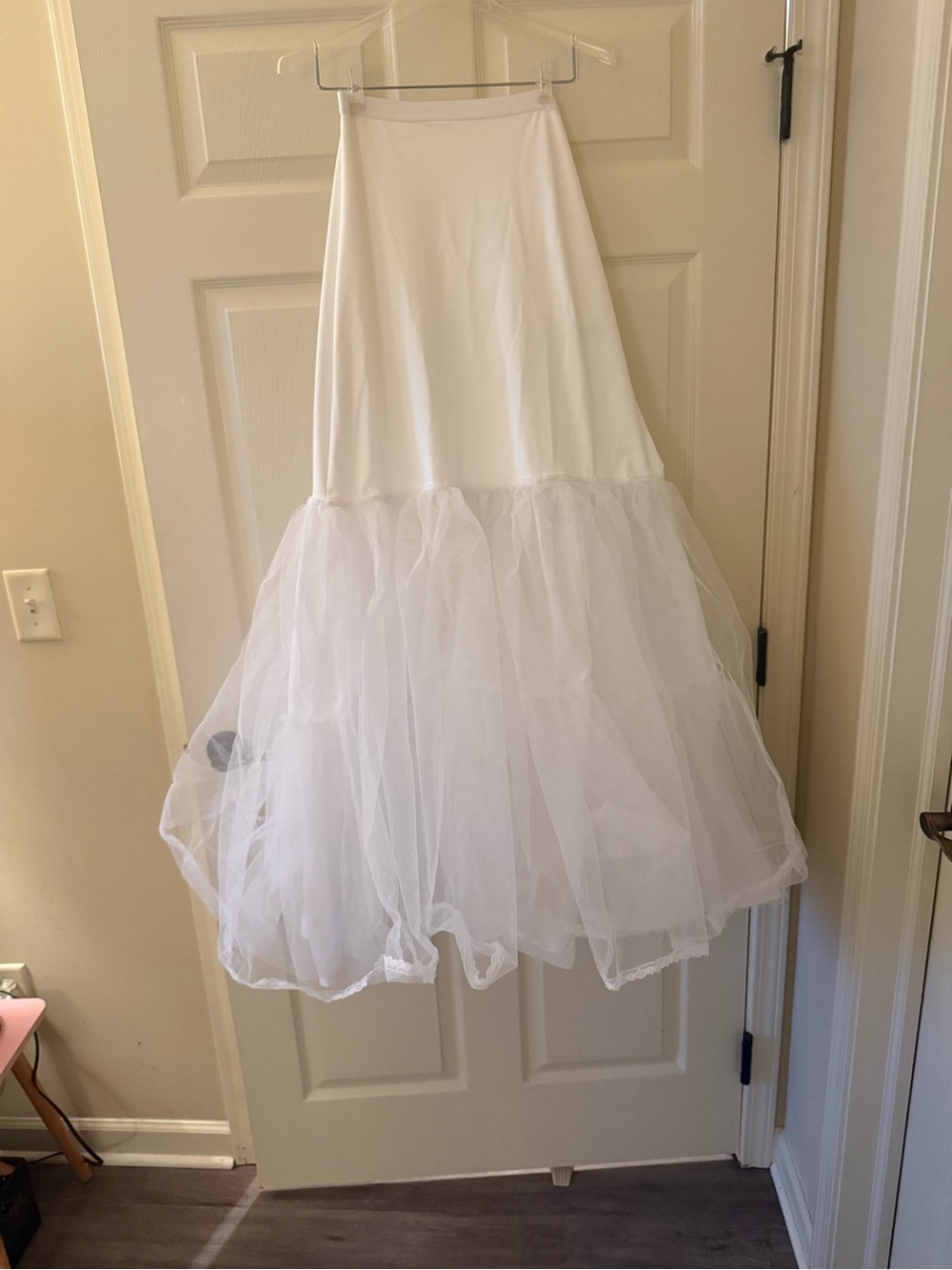 David's Bridal White A-Line Petticoat Skirt